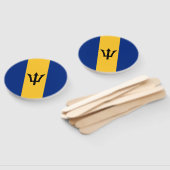 Patriotic Barbados Flag Fächer (Non-assembled)