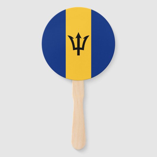 Patriotic Barbados Flag Fächer (Vorderseite)