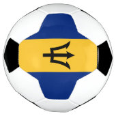 Patriotic Barbados Flag Fußball (Gedreht)