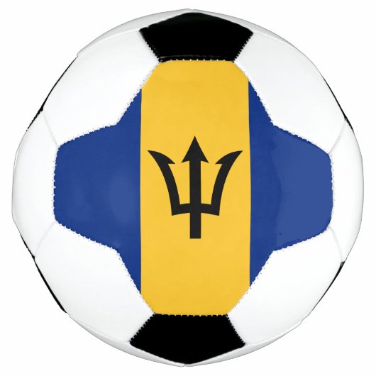 Patriotic Barbados Flag Fußball (Vorderseite)