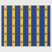 Patriotic Barbados Flag Geschenkpapier (Flach)