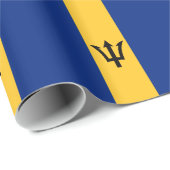 Patriotic Barbados Flag Geschenkpapier (Rolleneckpunkt)
