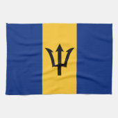 Patriotic Barbados Flag Geschirrtuch (Horizontal)