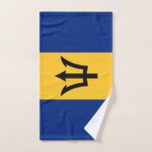 Patriotic Barbados Flag Handtuch (Handtuch)