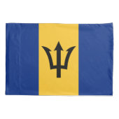 Patriotic Barbados Flag Kissenbezug (Rückseite)
