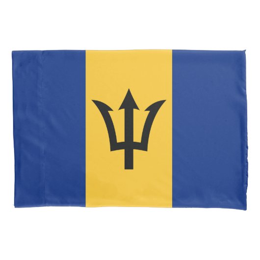 Patriotic Barbados Flag Kissenbezug (Vorderseite)