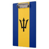 Patriotic Barbados Flag Klemmbrett (Links)