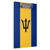 Patriotic Barbados Flag Klemmbrett (Rechts)