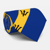 Patriotic Barbados Flag Krawatte (Gerollt)