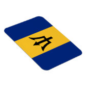 Patriotic Barbados Flag Magnet (Rechte Seite)