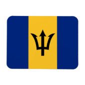 Patriotic Barbados Flag Magnet (Horizontal)