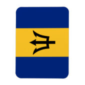 Patriotic Barbados Flag Magnet (Vertikal)