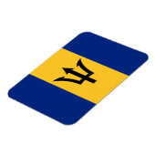 Patriotic Barbados Flag Magnet (Linke Seite)