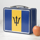 Patriotic Barbados Flag Metall Lunch Box (Beispiel)