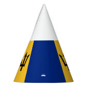 Patriotic Barbados Flag Partyhütchen (Links)