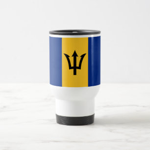 Patriotic Barbados Flag Reisebecher