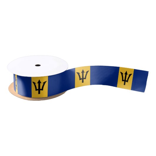 Patriotic Barbados Flag Satinband (Spule)