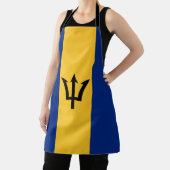 Patriotic Barbados Flag Schürze (InSitu)