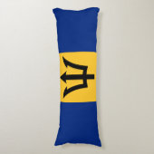 Patriotic Barbados Flag Seitenschläferkissen (Vorderseite Vertikal)