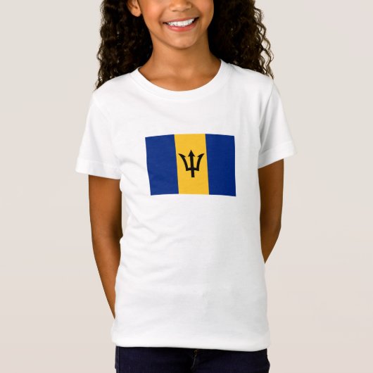 Patriotic Barbados Flag T-Shirt (Vorderseite)