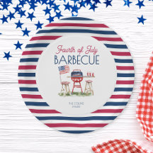 Patriotic Barbecue Flag 4. Juli Sommer Party