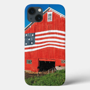 Patriotic Barn iPhone 13 Hülle