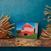 Patriotic Barn Fotoplatte (Seite)