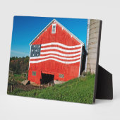 Patriotic Barn Fotoplatte (Seite)