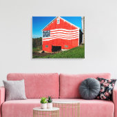 Patriotic Barn Leinwanddruck (Insitu (Wohnzimmer))