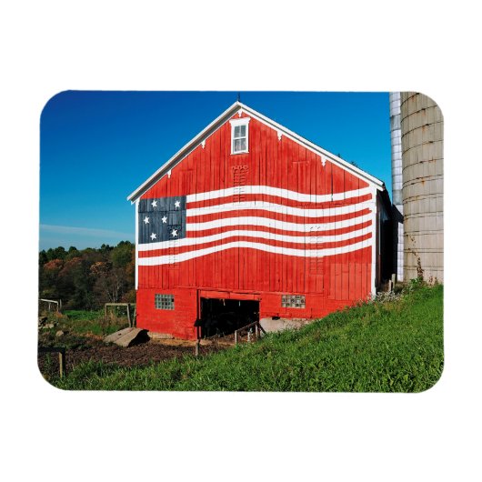 Patriotic Barn Magnet (Horizontal)