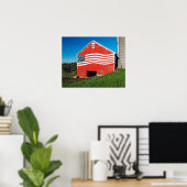Patriotic Barn Poster (Heimbüro)