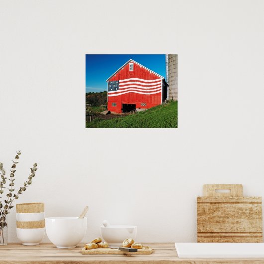 Patriotic Barn Poster (Küche)