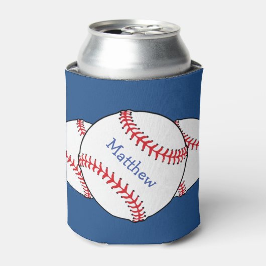 Patriotic Baseball Can Cooler Dosenkühler (Kanne Vorderseite)