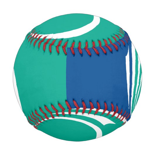 Patriotic baseball with flag of Ottawa, Canada (Rückseite)