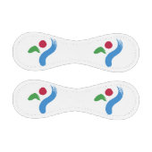 Patriotic baseball with flag of Seoul, South Korea (Paneele)