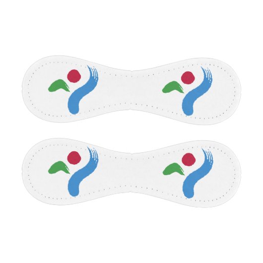 Patriotic baseball with flag of Seoul, South Korea (Paneele)