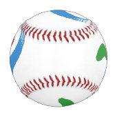 Patriotic baseball with flag of Seoul, South Korea (Rückseite)