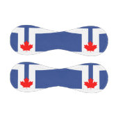 Patriotic baseball with flag of Toronto, Canada (Paneele)