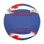 Patriotic baseball with flag of Toronto, Canada (Vorderseite)
