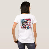 Patriotic Bass Women's T-Shirt (Schwarz voll)