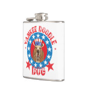 Patriotic Basset Flachmann (Links)