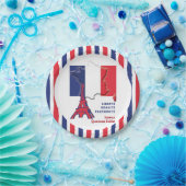 Patriotic BASTILLE DAY Französische Flagge Pappteller (Party)