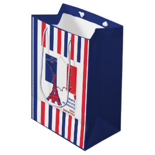 Patriotic BASTILLE DAY Mittlere Geschenktüte