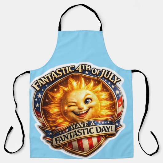 Patriotic BBQ apron Schürze (Vorderseite)