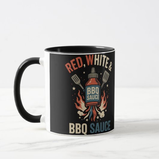 Patriotic BBQ Tasse (Links)