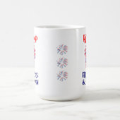 Patriotic Beach Vibes Kaffeetasse (Mittel)