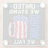 Patriotic Beer Spaß Glasuntersetzer (Rückseite)