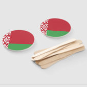 Patriotic Belarussische Flagge Hand Fan Fächer (Non-assembled)