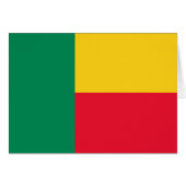 Patriotic Benin Flag (Vorderseite (Horizontal))