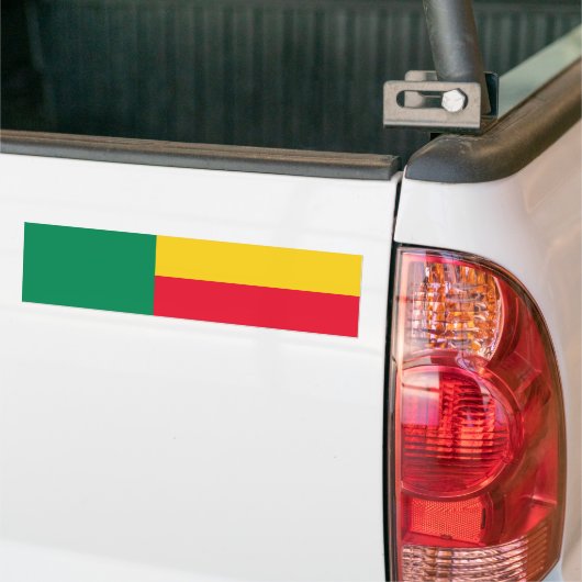 Patriotic Benin Flag Autoaufkleber (Auf Lkw)